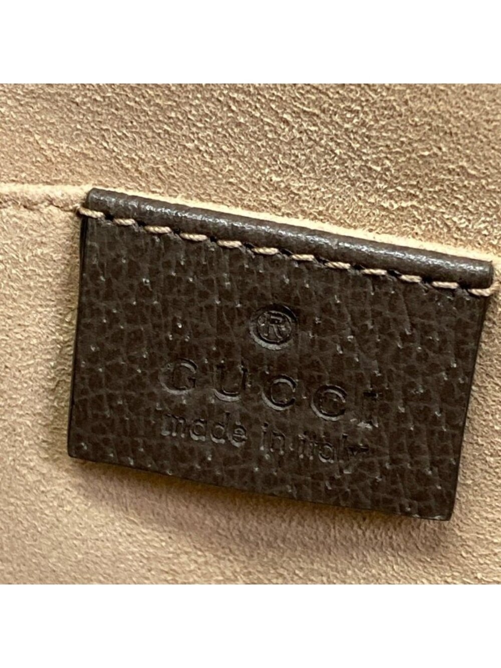 Gucci Handbag Ophidia GG Small Tote Beige Dark Brown Multi Leather - Picture 9 of 15